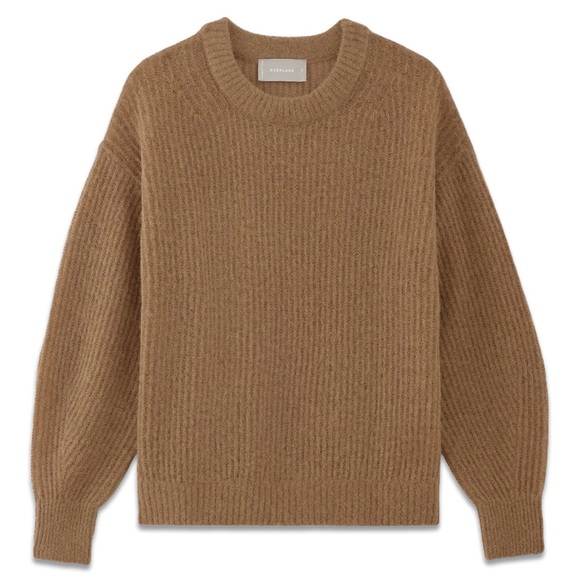 Everlane the Alpaca Crew Neck Sweater in Warm Taupe Sz S - Picture 11 of 13